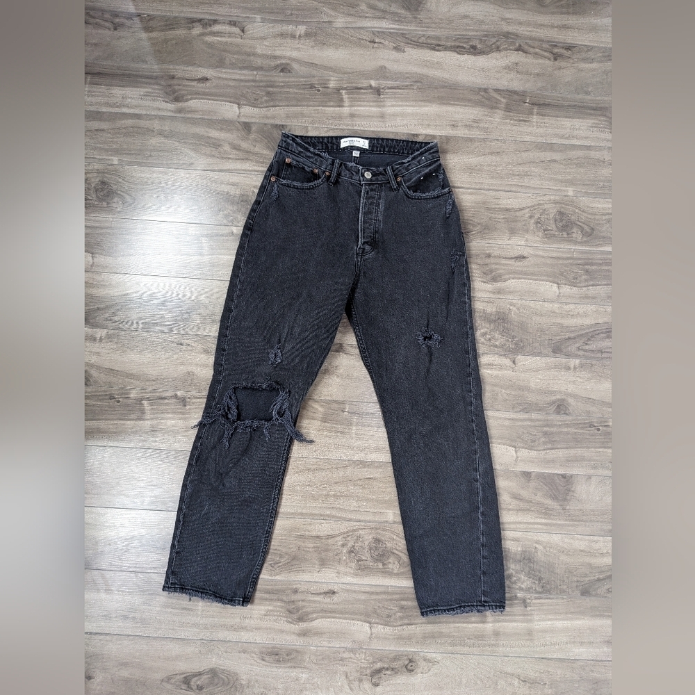 Abercrombie The Dad High Rise Jeans Size 27